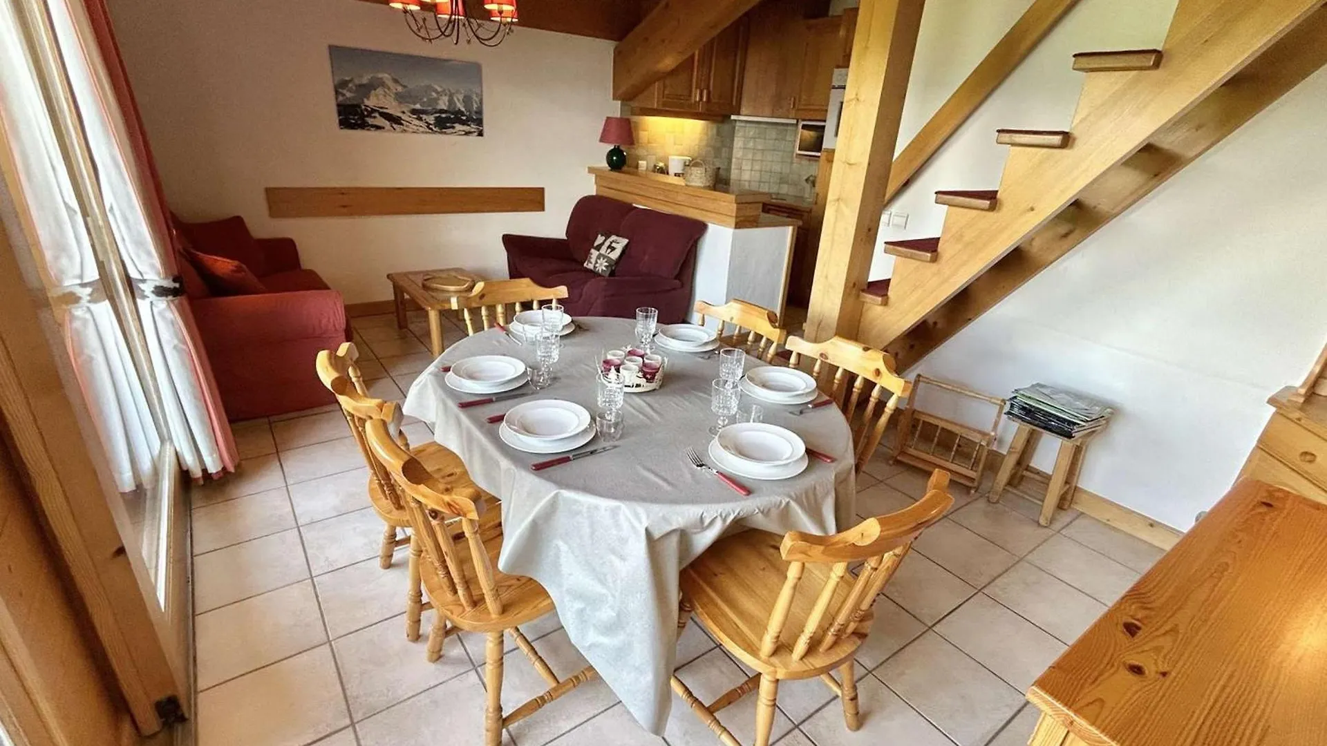 Apartment Appartement 3 Pieces + Mezzanine, 7 Couchages, 2 Balcons, Parking - Fr-1-597-177 Combloux